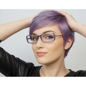 Lindberg Denmark Acetanium 1122 Eyeglasses Electric Blue